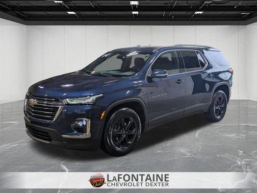 Blue Metallic 2023 Chevrolet Traverse LT Leather