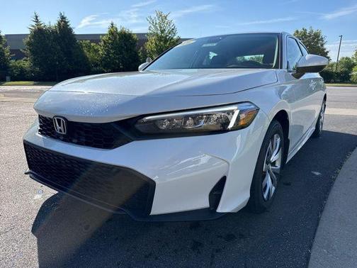 Platinum White Pearl 2026 Honda Civic LX