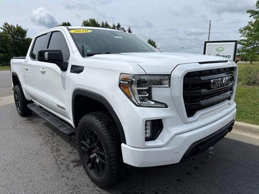 Summit White 2020 GMC Sierra 1500 Elevation