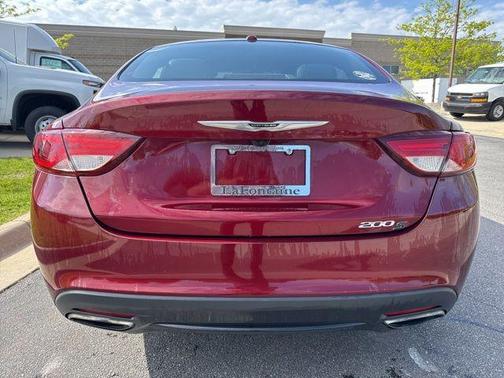 Velvet Red Pearlcoat 2015 Chrysler 200 S