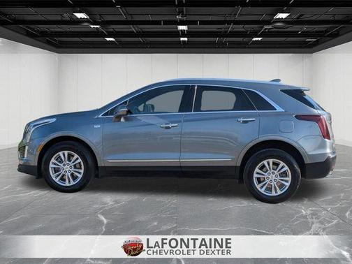 Steel Metallic 2021 Cadillac XT5 Luxury