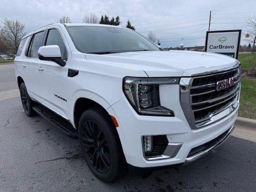 Summit White 2023 GMC Yukon SLT