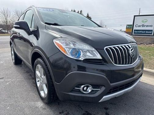 Carbon Black Metallic 2015 Buick Encore Leather