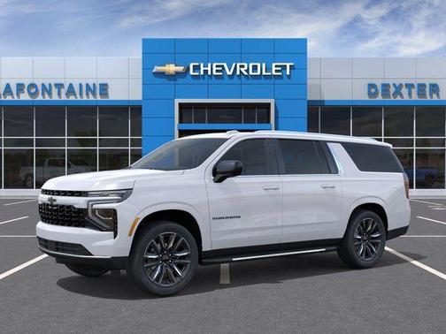 Summit White 2026 Chevrolet Suburban LS