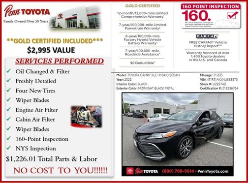 2022 Toyota Camry XLE