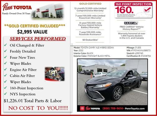 2022 Toyota Camry XLE