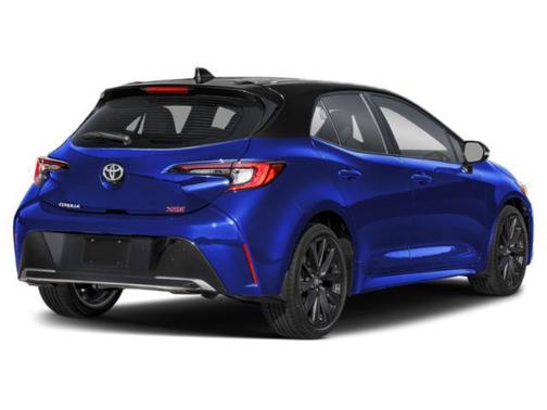 Blue Crush Metallic/Midnight Black Metallic 2026 Toyota Corolla Hatchback XSE