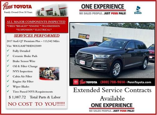 2017 Audi Q7 3.0T Premium Plus