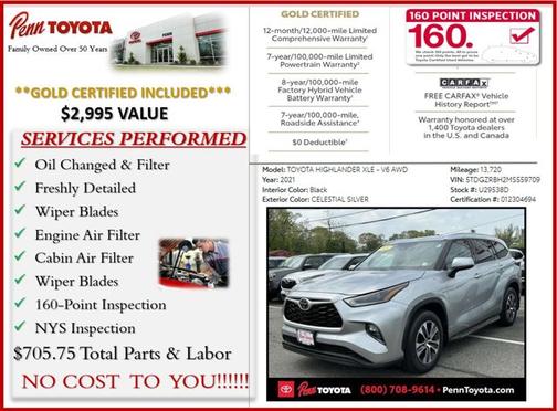 2021 Toyota Highlander XLE
