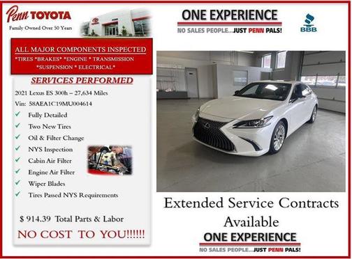2021 Lexus ES 300h Luxury
