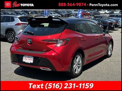 FINISH LINE RED 2022 Toyota Corolla Hatchback SE