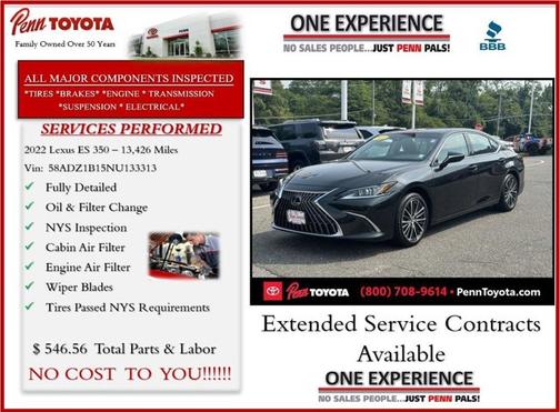 2022 Lexus ES 350 ES 350