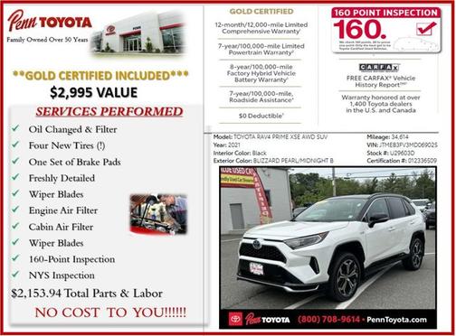 2021 Toyota RAV4 Prime XSE