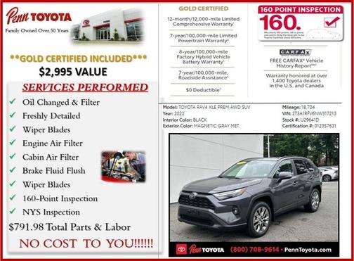 2022 Toyota RAV4 XLE Premium