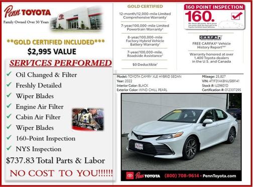 2022 Toyota Camry XLE