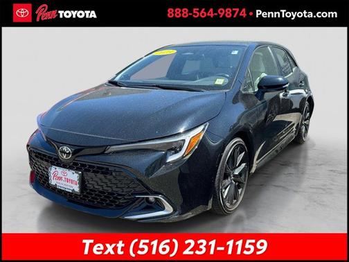 MIDNIGHT BLACK ME 2023 Toyota Corolla Hatchback XSE