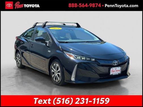 MIDNIGHT BLACK METALLIC 2021 Toyota Prius Prime XLE