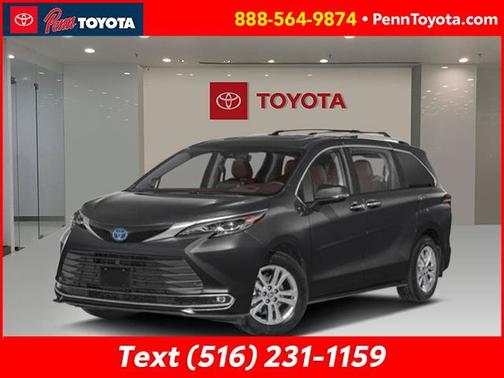Midnight Black Metallic 2026 Toyota Sienna Platinum