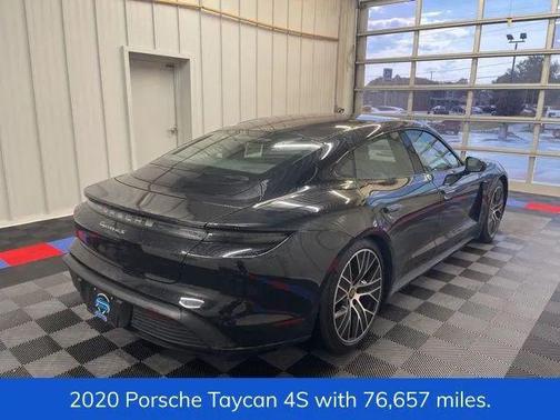 Jet Black Metallic 2020 Porsche Taycan 4S