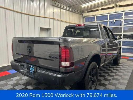 Granite Crystal Metallic Clearcoat 2020 RAM 1500 Classic Warlock Quad Cab 4x4 6'4' Box