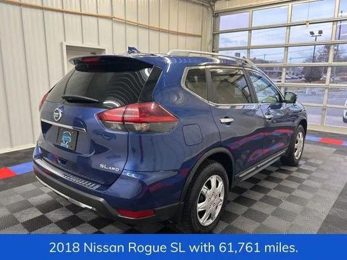 Caspian Blue 2018 Nissan Rogue SL