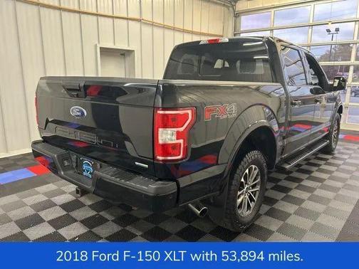 Shadow Black 2018 Ford F-150 XLT