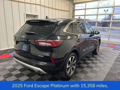 Agate Black Metallic 2025 Ford Escape Platinum
