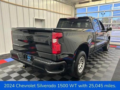 Black 2024 Chevrolet Silverado 1500 WT