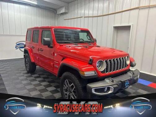 Firecracker Red Clearcoat 2024 Jeep Wrangler 4-Door Sahara 4x4