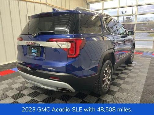 Ultra Blue Metallic 2023 GMC Acadia SLE