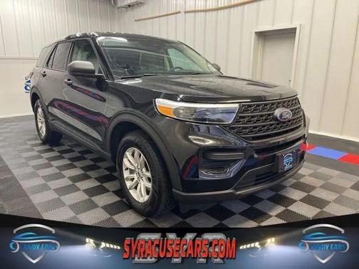 Agate Black Metallic 2021 Ford Explorer Base