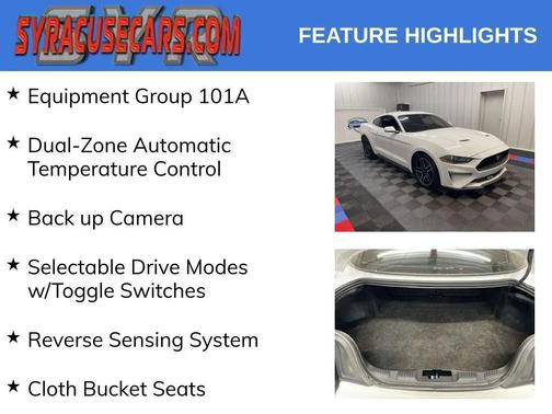 Oxford White 2021 Ford Mustang EcoBoost