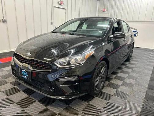 Aurora Black 2021 Kia Forte GT-Line