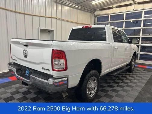 Bright White Clearcoat 2022 RAM 2500 Big Horn Crew Cab 4x4 6'4' Box