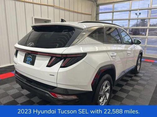 Serenity White Pearl 2023 Hyundai TUCSON SEL