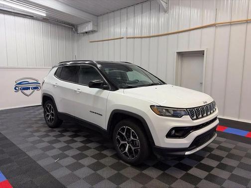 Bright White Clearcoat 2025 Jeep Compass Limited
