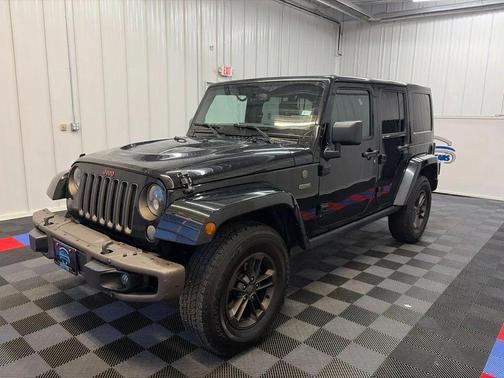 Black Clearcoat 2017 Jeep Wrangler Unlimited Sahara