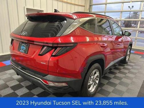 Calypso Red 2023 Hyundai TUCSON SEL