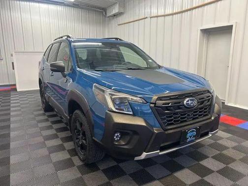 Geyser Blue 2022 Subaru Forester Wilderness
