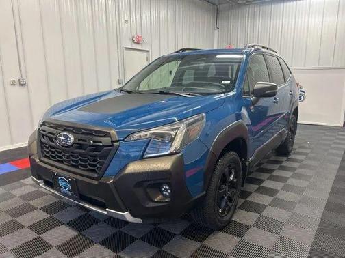 Geyser Blue 2022 Subaru Forester Wilderness