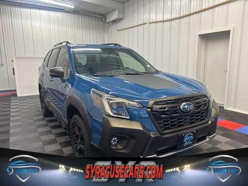 Geyser Blue 2022 Subaru Forester Wilderness