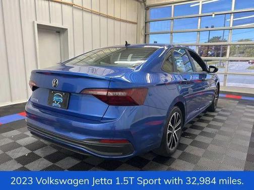 Rising Blue Metallic 2023 Volkswagen Jetta 1.5T Sport