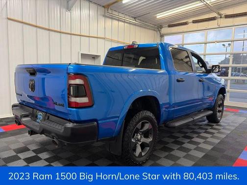 Hydro Blue Pearlcoat 2023 RAM 1500 Big Horn/Lone Star