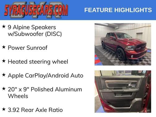 Delmonico Red Pearlcoat 2018 RAM 1500 Sport