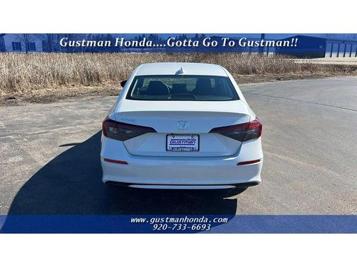 Platinum White Pearl 2026 Honda Civic LX