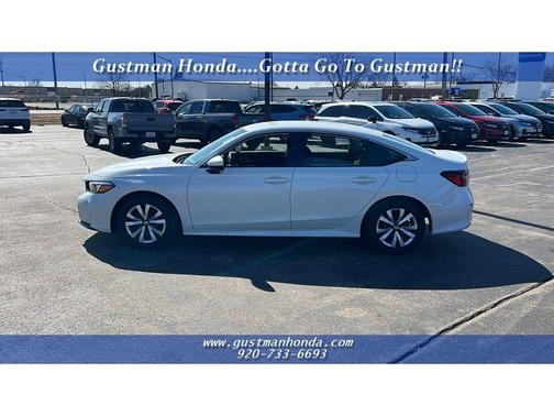 Platinum White Pearl 2026 Honda Civic LX