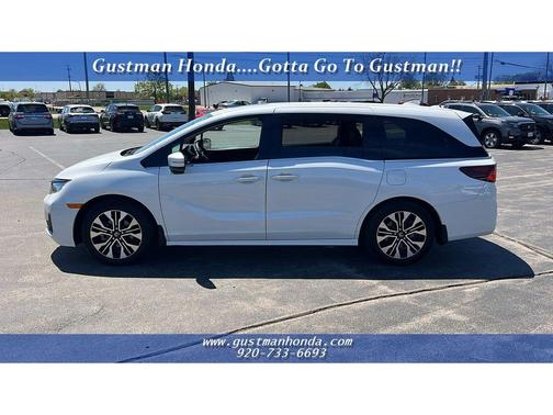 Platinum White 2025 Honda Odyssey Elite