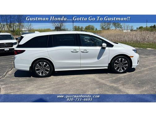 Platinum White 2025 Honda Odyssey Elite