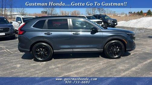 Gray 2024 Honda CR-V Hybrid Sport