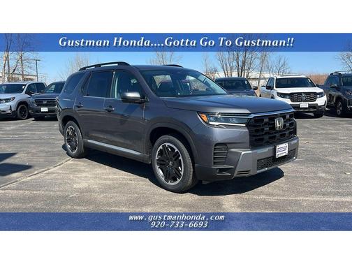 Modern Steel Metallic 2026 Honda Pilot Touring S